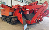Machine de déblaiement à chaînes hydrauliques électrique Tuoshan ZWY-80/22T de 22 kW, type chenillé, avec godet de 80 m³/h pour le chargement de scories