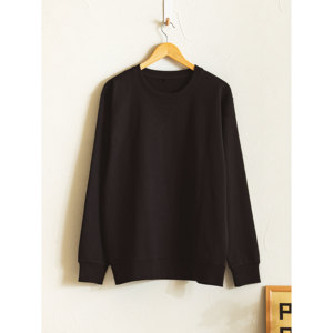 Basic <b>Black</b> <b>Men's</b> T-Shirt <b>Man</b>-to-<b>Man</b> Style - Product Image 1