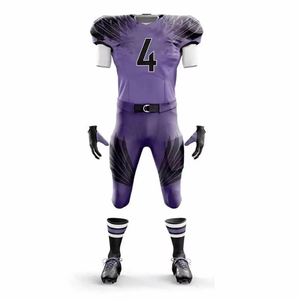 Customized Adults Sportswear American Football Uniform Wholesale Price Factory Direct Supply American Football Uniform For Sale - Product Image 3