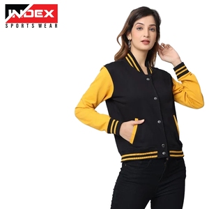 Chaqueta Varsity Letterman para Mujer al por Mayor, Estilo Urbano, Chaqueta Bomber Personalizada, Moda de Invierno para Ropa - Product Image 5