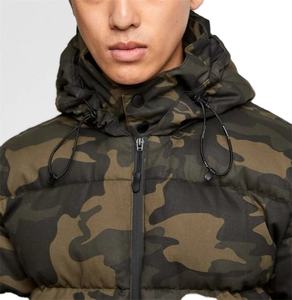 เสื้อพัฟเฟอร์พาร์กาปี 2025 โลโก้ส่วนตัว ระบายอากาศได้ดี บุด้วยขนเป็ด 50% เสื้อโค้ทกันลมสำหรับผู้ชายในฤดูหนาว แบบ OEM เสื้อแจ็คเก็ตพัฟเฟอร์ลายพรางแบบกำหนดเอง - Product Image 4