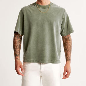 เสื้อยืดโอเวอร์ไซส์ผ้าคอตตอนผสมเนื้อนุ่ม ระบายอากาศได้ดี สำหรับผู้ชาย ทรงหลวม สวมใส่สบายๆ แฟชั่นลำลอง ใส่ได้ทุกวัน - Product Image 5