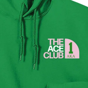 AKA เสื้อฮู้ดปักลาย The Five Club 5 AKA เสื้อฮู้ดผ้าฟลีซคอตตอนพรีเมียมสีเขียวแบบสวมหัวสำหรับทุกเพศ - Product Image 6