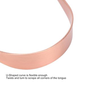 Pure Copper Tongue Clean Scraper Bad Breath Removal for Daily Use effective Bacteria Resistant Metal Available In Bulk Quantity - Product Image 4
