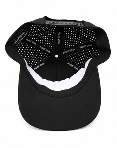 Gorra de Camuflaje de Perfil Medio de 6 Paneles con Corte Láser, Cierre Ajustable con Cuerda y Broche, Gorra Casual con Logotipo de Goma en Relieve en el Panel Frontal - Product Image 4