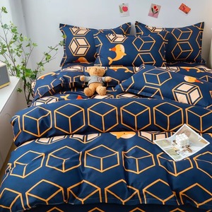 Ensemble de housse de couette 100% coton, doux, respirant, durable, avec fermeture à glissière - Product Image 5