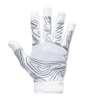 Guantes de Fútbol Americano para Jóvenes y Adultos, Guantes Transpirables para Niños, Agarre Firme, Par de Guantes con Logotipos de Equipo Personalizados, Palma de Silicona, Excelente Equipo para el Juego