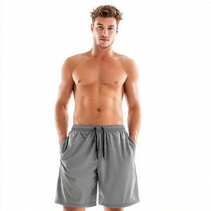 Pantalones Cortos Deportivos para Hombre, Sólidos, de Secado Rápido, Transpirables, Ligeros, con Cordón en la Cintura, para Yoga, Correr - Product Image 1