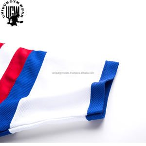 OEM personalizado adultos jóvenes camisetas de hockey sobre hielo de talla grande Spandex tela DHL Logo ropa de trabajo práctica rusa ropa deportiva PCS colores - Product Image 4