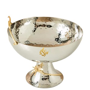 Cuenco de Chocolate de Metal de diseñador, recién llegado, cuenco para servir dulce hecho a mano, cuenco de Chocolate de caramelo elegante hecho de acero inoxidable - Product Image 1