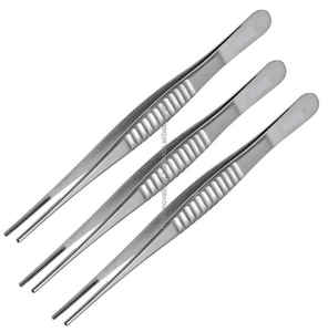 Debakey Fórceps de tejido vascular atraumático Manual de acero inoxidable Instrumento quirúrgico Abrazadera Base del juego de instrumentos - Product Image 5