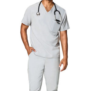 Custom Scrubs Uniforms Medical Scrubs Uniform Wholesale Short Sleeve Medical Uniforms <b>Nursing</b> Scrubs Sets Hospital - Product Image 5