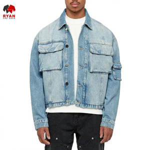 Chaqueta Vaquera Personalizada de Primera Calidad Ryan Pro Gear para Hombre, Cierre de Botones, Acolchada, de Secado Rápido, Diseño ODM - Product Image 3