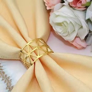 Elegant Style Metal Napkin Ring For Dining <b>Table</b> Decoration And Dining <b>Table</b> - Product Image 6