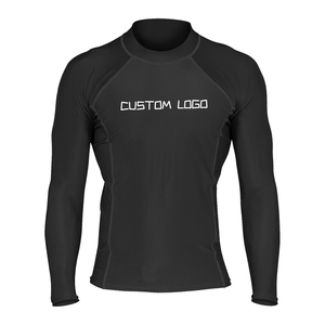 Camiseta de Compresión Personalizada para Hombre, Manga Larga, Protección UV UPF 50, Secado Rápido, para Natación y Surf - Product Image 2