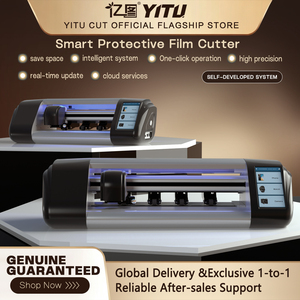 เครื่องตัดฟิล์มกันรอยหน้าจอ YITU โครงสร้างอลูมิเนียมอัลลอยด์ ใบมีดตัดความแม่นยำ 0.1 มม. พร้อมที่ยึดใบมีดสำหรับโทรศัพท์มือถือ - Product Image 1