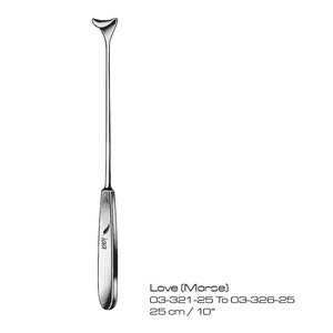 Spéculum Love Morse 25 cm (10 pouces) Instrument chirurgical gynécologique manuel en acier inoxydable certifié CE Classe I - Product Image 3