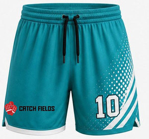 Polyester <b>Drawstring</b> Football Shorts Lightweight High Performance Custom Soccer Shorts for Team Training Soccer Pants - Product Image 1