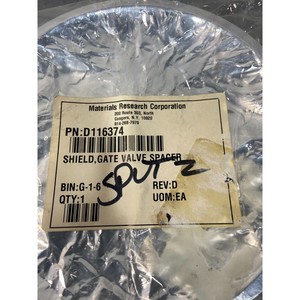MRC D116374 SHIELD, GATE VALVE <b>SPACER</b>, 113392 - Trusted Global Legacy Semiconductor Equipment and Parts at - Product Image 1