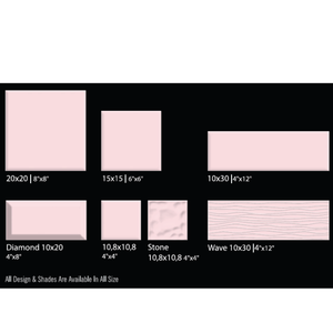 Pink tile Trending Long Rectangle Ceramic <b>Wall</b> Tile 100x300mm 100x400mm Modern New Design Small Format Tile Factory Wholesale - Product Image 1