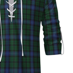 Chemise traditionnelle Jacobite Ghillie Kilt en tartan Webster - Haut de costume écossais à manches longues et lacets pour tenue des Highlands - Product Image 5