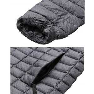 Veste bulle dorée très vendue pour hommes et femmes, coupe-vent d'hiver, 100% polyamide, à capuche, écologique, imperméable et réversible - Product Image 6