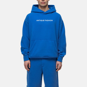Sudadera con Capucha para Hombre de Alta Calidad, Estilo Vintage, Lavada al Ácido, Talla Grande, 100% Algodón, 480 g/m², Estampado Otoñal, de Antique Fashion - Product Image 1