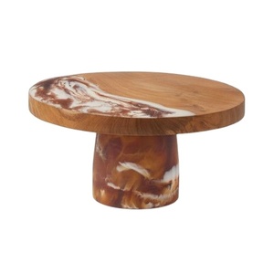 Soporte para Pastel de Resina Ecológico, Duradero y No Tóxico, Acabado Liso, Apto para Lavavajillas y Microondas, para Pasteles, Postres y Repostería - Product Image 1