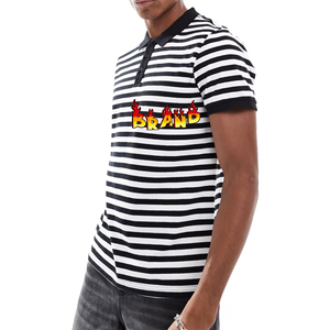 Polo personnalisé pour homme, polo en coton de haute qualité, mode décontractée pour l'extérieur, fabricant et fournisseur OEM - Product Image 4