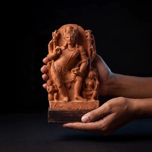 Escultura de Nataraja |   Réplica de Arte Museístico del Dios Shiva Bailando, Estilo Clásico del Siglo VIII - Product Image 5