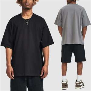 T-shirt Oversize Marron en Coton 230 g/m² Personnalisable avec Logo, Effet Vieilli, 100% Coton, Grammage Lourd - Product Image 4