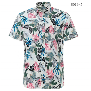 Chemise hawaïenne à manches courtes pour homme, impression par sublimation, design OEM, impression numérique personnalisée, pour l'été et la plage - Product Image 4