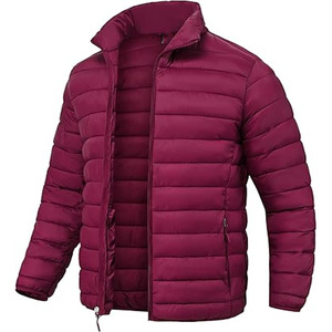 Custom Design Winter <b>Warm</b> Thick Bomber Nylon Puffer <b>Jacket</b> for Men - Product Image 5