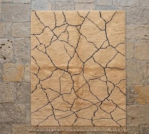 Alfombra Bereber Marroquí de Lana 100% de Alta Calidad, Anudada a Mano, Lavable, para Sala de Estar y Pasillo - Product Image 6