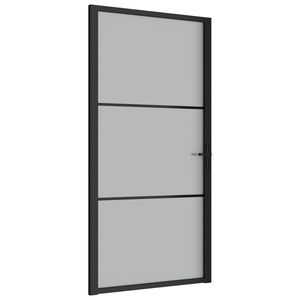 Porte intérieure en verre et aluminium noir mat de 40.4 \ "x 79,3 \" - Product Image 2