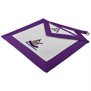 Delantal Masónico de Primera Calidad NESTA SPORTS, Bordado a Mano, Delantal de Maestro Masón, Delantal de Logia Azul - Product Image 2