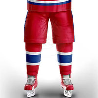 Uniforme de hockey sur glace pour homme adulte, polyester respirant et léger, fabriqué au Pakistan, service OEM disponible