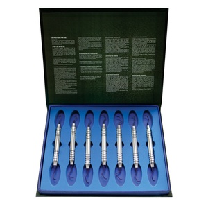 Ensemble de curettes Gracey 7 pièces, manuel, acier inoxydable allemand, certifié ISO 13485 CE, instrument dentaire avec poignée ergonomique - Product Image 2