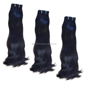 Extensions de cheveux de qualité supérieure Double trame de cheveux indonésiens naturels humains vierges Remy faisceaux de cheveux cuticule alignée - Product Image 5