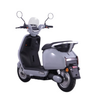 Moto électrique vintage pour trajets urbains, scooter électrique 1000W à moteur brushless et frein à disque, carrosserie courbée, pour le Brésil