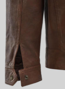 Veste en cuir pour homme, coupe-vent, veste en cuir pour homme et femme, styles personnalisés, Charlotte Burnt, plusieurs couleurs, veste en cuir 2006 - Product Image 2