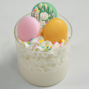 Dessert shaped candles soy wax scented decor candles luxury private label aroma creative candle for party holiday gift xmas - Product Image 4