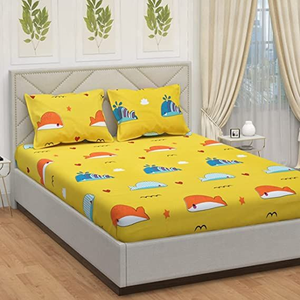 Parure de draps 100% coton, couleur blanche, draps en coton doux, parure de lit en percale, ensemble de couette - Product Image 2