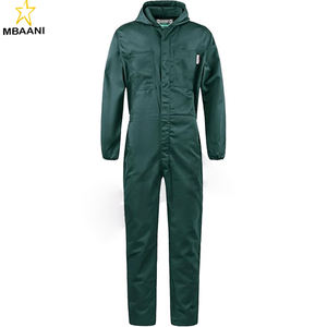 Combinaison de travail légère à manches longues pour homme, avec fermeture éclair sur le devant, combinaison de mécanicien, combinaison avec capuche - Product Image 1