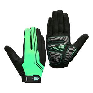 Black Full Finger Cycling Gloves Breathable Anti Slip Gel Palm Riding Gloves for <b>Bicycle</b> Outdoor Sports - Product Image 4