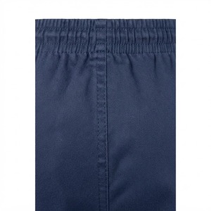 Shorts Bermuda pour Homme Bleu Marine Couleur Unie avec Cordon de Serrage 100% Coton Toile Séchage Rapide Décontracté avec Poches Taille Haute Bande Élastique - Product Image 3
