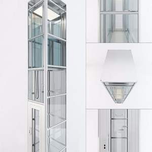 <span class=keywords><strong>Ascensor</strong></span> de Pasajeros con Cabina de Cristal para Casa de 2-3 Pisos, <span class=keywords><strong>Precio</strong></span> de Elevadores Pequeños para Villa - Product Image 6