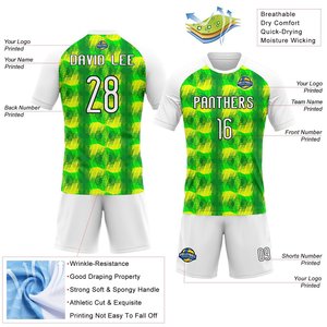 Ensemble d'uniformes de volley-ball sublimés à manches courtes en polyester, légers et durables, pour hommes – Meilleures ventes - Product Image 3