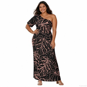 Pacific Island Formal Party Maxi <b>Dress</b> New Design Samoan Puletasi Custom Print <b>Plus</b> <b>Size</b> Polynesian <b>Chiffon</b> A-Line Women - Product Image 3