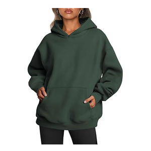 Sweat-shirts pour femmes de qualité supérieure, surdimensionnés, 100% coton, légers, respirants, impression de logo personnalisée, service OEM - Product Image 1